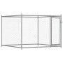 Jaula de perros con puertas acero galvanizado gris 6x2x1,5 m de , Casetas y cercados para perros - Ref: Foro24-3209574, Preci...