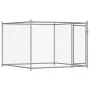 Jaula de perros con puertas acero galvanizado gris 6x2x1,5 m de , Casetas y cercados para perros - Ref: Foro24-3209574, Preci...
