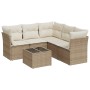 Juego de sofás jardín con cojines 6 pzas ratán sintético beige de , Conjuntos de jardín - Ref: Foro24-3249467, Precio: 416,39...