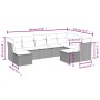 Set de sofás de jardín 9 pzas con cojines ratán sintético beige de , Conjuntos de jardín - Ref: Foro24-3250407, Precio: 624,1...
