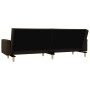 Sofá cama de 2 plazas con dos almohadas tela gris taupe de , Sofás - Ref: Foro24-375747, Precio: 275,07 €, Descuento: %