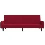 Sofá cama de 2 plazas terciopelo color vino tinto de , Sofás - Ref: Foro24-375779, Precio: 269,78 €, Descuento: %