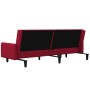 Sofá cama de 2 plazas terciopelo color vino tinto de , Sofás - Ref: Foro24-375779, Precio: 274,54 €, Descuento: %