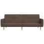 Sofá cama de 2 plazas tela gris taupe de , Sofás - Ref: Foro24-375791, Precio: 272,63 €, Descuento: %