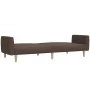 Sofá cama de 2 plazas tela gris taupe de , Sofás - Ref: Foro24-375791, Precio: 272,63 €, Descuento: %