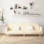 Sofá cama de 2 plazas tela color crema de , Sofás - Ref: Foro24-375787, Precio: 275,57 €, Descuento: %