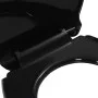 Black Quick Release Soft Close Toilet Lid by vidaXL, Toilet and bidet seats - Ref: Foro24-145021, Price: 24,04 €, Discount: %