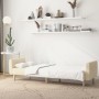 Sofá cama de 2 plazas tela color crema de , Sofás - Ref: Foro24-375787, Precio: 275,57 €, Descuento: %