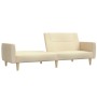 Sofá cama de 2 plazas tela color crema de , Sofás - Ref: Foro24-375787, Precio: 275,57 €, Descuento: %