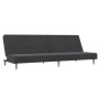Sofá cama de 2 plazas tela gris oscuro de , Sofás - Ref: Foro24-375724, Precio: 232,93 €, Descuento: %