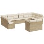Set de sofás de jardín 12 pzas y cojines ratán sintético marrón de , Conjuntos de jardín - Ref: Foro24-3250267, Precio: 904,0...