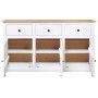 Aparador de madera de pino estilo Panamá blanco 135x40x80 cm de vidaXL, Aparadores - Ref: Foro24-282705, Precio: 252,38 €, De...