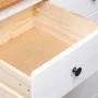 Aparador de madera de pino estilo Panamá blanco 135x40x80 cm de vidaXL, Aparadores - Ref: Foro24-282705, Precio: 262,91 €, De...