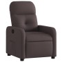 Sillón reclinable de tela marrón oscuro de , Sillones - Ref: Foro24-374202, Precio: 186,70 €, Descuento: %