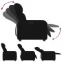 Black fabric recliner by , Armchairs - Ref: Foro24-374199, Price: 186,19 €, Discount: %