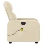 Verstellbarer Massagesessel aus cremefarbenem Stoff von , Sessel - Ref: Foro24-374214, Preis: 203,20 €, Rabatt: %