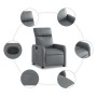 Sillón reclinable de cuero sintético gris de , Sillones - Ref: Foro24-374186, Precio: 191,63 €, Descuento: %