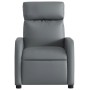 Sillón reclinable de cuero sintético gris de , Sillones - Ref: Foro24-374186, Precio: 191,63 €, Descuento: %