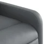 Sillón reclinable de cuero sintético gris de , Sillones - Ref: Foro24-374186, Precio: 188,37 €, Descuento: %