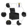 Sillón de masaje reclinable cuero sintético negro de , Sillones - Ref: Foro24-374190, Precio: 220,06 €, Descuento: %
