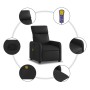 Sillón de masaje reclinable cuero sintético negro de , Sillones - Ref: Foro24-374190, Precio: 223,21 €, Descuento: %