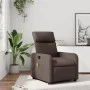 Sillón de masaje reclinable cuero sintético marrón de , Sillones - Ref: Foro24-374192, Precio: 190,93 €, Descuento: %