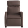 Sillón de masaje reclinable cuero sintético marrón de , Sillones - Ref: Foro24-374192, Precio: 190,56 €, Descuento: %