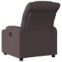 Sillón reclinable de tela marrón oscuro de , Sillones - Ref: Foro24-374152, Precio: 208,89 €, Descuento: %