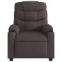 Sillón reclinable de tela marrón oscuro de , Sillones - Ref: Foro24-374152, Precio: 208,89 €, Descuento: %