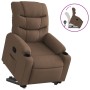 Sillón reclinable elevable de tela marrón de , Sillones - Ref: Foro24-3206649, Precio: 309,11 €, Descuento: %