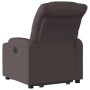 Sillón eléctrico reclinable elevable de tela marrón oscuro de , Sillones - Ref: Foro24-3206668, Precio: 319,51 €, Descuento: %