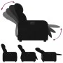 Black Fabric Power Recliner by , Armchairs - Ref: Foro24-3206779, Price: 239,28 €, Discount: %