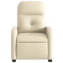 Sillón reclinable eléctrico de tela crema de , Sillones - Ref: Foro24-3206785, Precio: 248,92 €, Descuento: %