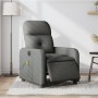 Sillón reclinable de masaje eléctrico tela gris oscuro de , Sillones - Ref: Foro24-3206787, Precio: 230,88 €, Descuento: %