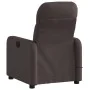 Sillón reclinable de masaje eléctrico tela marrón oscuro de , Sillones - Ref: Foro24-3206791, Precio: 240,10 €, Descuento: %