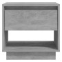 Mesita de noche madera contrachapada gris hormigón 45x34x44 cm de vidaXL, Mesitas de noche - Ref: Foro24-809520, Precio: 43,0...