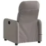 Sillón reclinable de masaje eléctrico tela gris taupe de , Sillones - Ref: Foro24-3206793, Precio: 268,56 €, Descuento: %