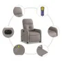 Sillón reclinable de masaje eléctrico tela gris taupe de , Sillones - Ref: Foro24-3206793, Precio: 268,56 €, Descuento: %