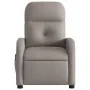 Sillón reclinable de masaje eléctrico tela gris taupe de , Sillones - Ref: Foro24-3206793, Precio: 268,56 €, Descuento: %