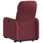 Sillón reclinable elevable tela rojo tinto de , Sillones - Ref: Foro24-3206798, Precio: 271,92 €, Descuento: %