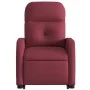 Sillón reclinable elevable tela rojo tinto de , Sillones - Ref: Foro24-3206798, Precio: 271,92 €, Descuento: %