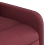 Sillón reclinable elevable tela rojo tinto de , Sillones - Ref: Foro24-3206798, Precio: 271,92 €, Descuento: %