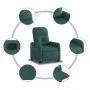 Hebe-Liegestuhl aus dunkelgrünem Stoff von , Sessel - Ref: Foro24-3206801, Preis: 272,19 €, Rabatt: %