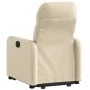 Sillón reclinable elevable de tela color crema de , Sillones - Ref: Foro24-3206803, Precio: 289,76 €, Descuento: %