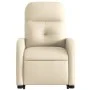 Sillón reclinable elevable de tela color crema de , Sillones - Ref: Foro24-3206803, Precio: 289,76 €, Descuento: %