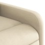 Sillón reclinable elevable de tela color crema de , Sillones - Ref: Foro24-3206803, Precio: 269,55 €, Descuento: %
