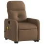 Fußliege-Massagesessel aus braunem Stoff von , Sessel - Ref: Foro24-3206808, Preis: 304,27 €, Rabatt: %