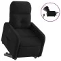 Elektrischer verstellbarer Aufstehsessel aus schwarzem Stoff. von , Sessel - Ref: Foro24-3206815, Preis: 322,49 €, Rabatt: %