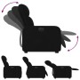 Sillón eléctrico reclinable elevable de tela negro de , Sillones - Ref: Foro24-3206815, Precio: 297,22 €, Descuento: %