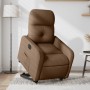 Sillón eléctrico reclinable elevable de tela marrón de , Sillones - Ref: Foro24-3206817, Precio: 297,16 €, Descuento: %
